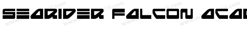 Searider Falcon Academy字体转换